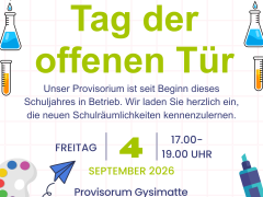 Tag der offenen Tür im Provisorium Gysimatte